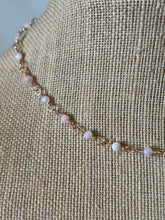 Load image into Gallery viewer, Pink Sea- Gold Wire Wrapped Necklace
