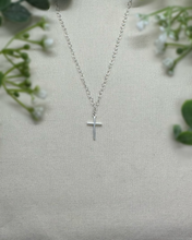 Load image into Gallery viewer, Blessed- Silver Chain Necklace
